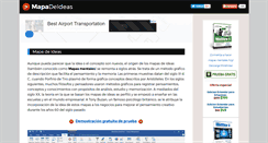 Desktop Screenshot of mapadeideas.com
